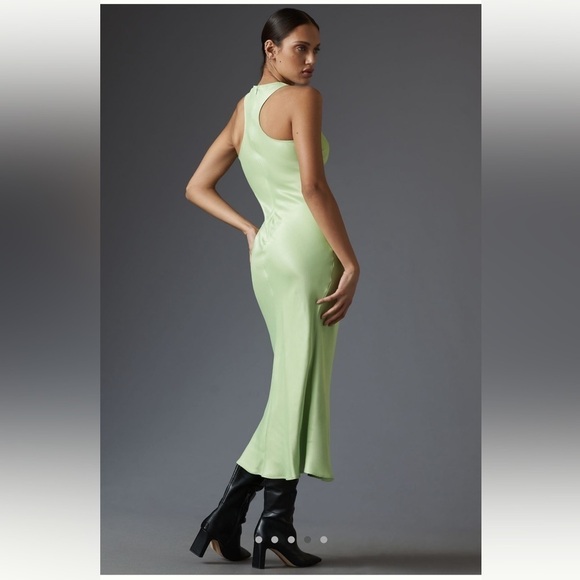 NWT The Perla Racerback Metallic Midi Dress Sz Lg - Picture 2 of 5